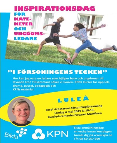 Inspirationsdag för kateketer och ungdomsledare, Luleå våren 2019