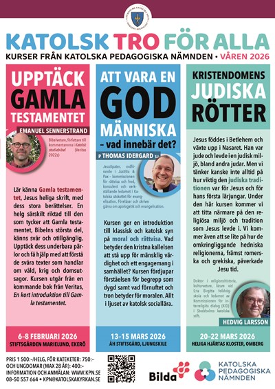 Katolsk tro för alla - Våren 2026