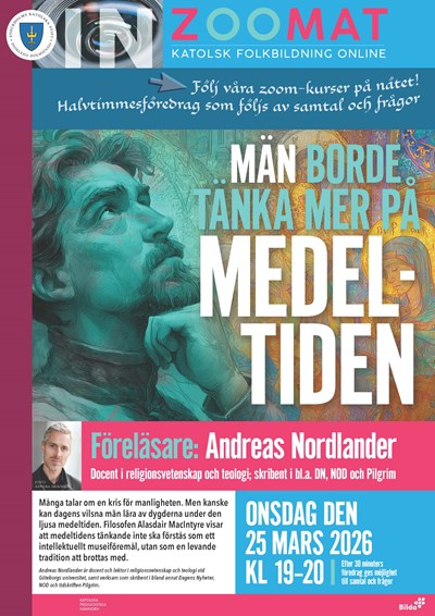 Män borde tänka mer på medeltiden