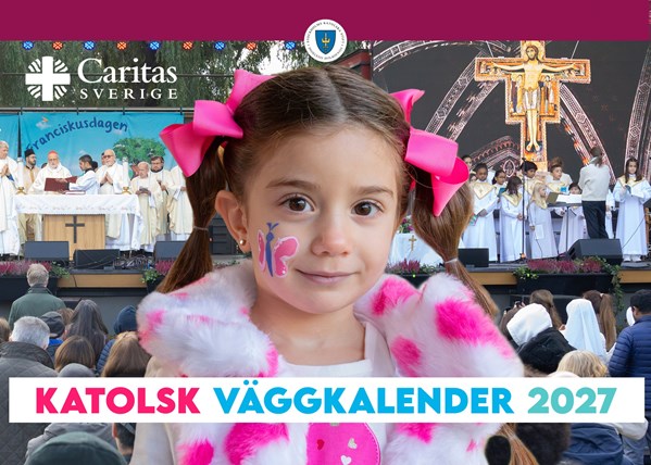 Katolsk väggkalender – stöd Caritas Sveriges adventsinsamling!